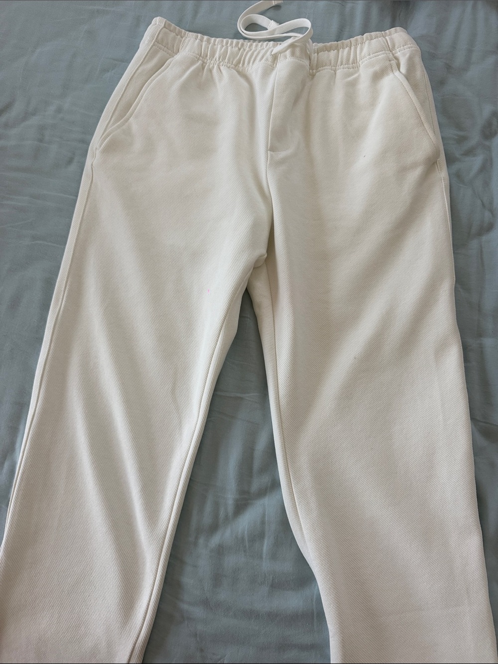 Zara women’s Cream Drawstring Joggers